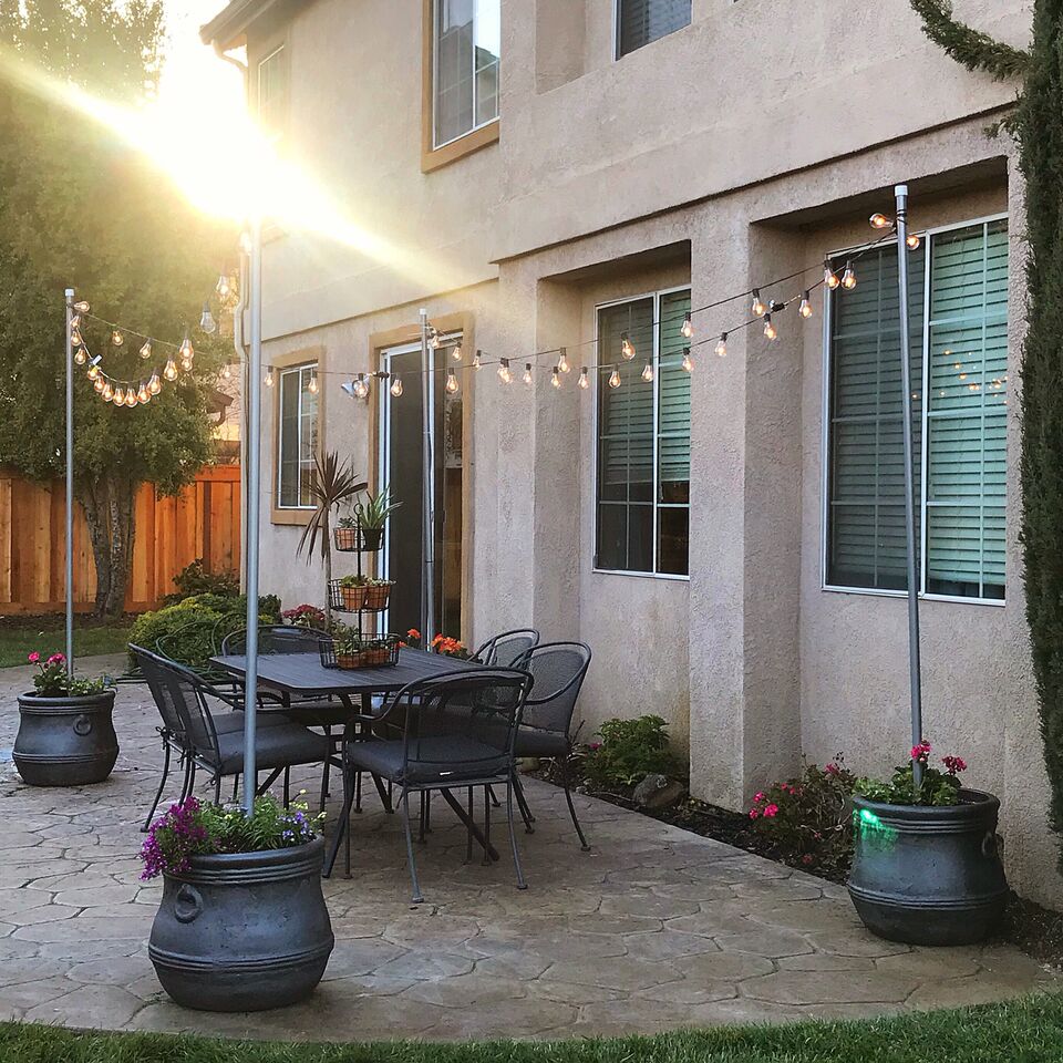 Blog Archive DIY: Patio Planters and Light Poles!